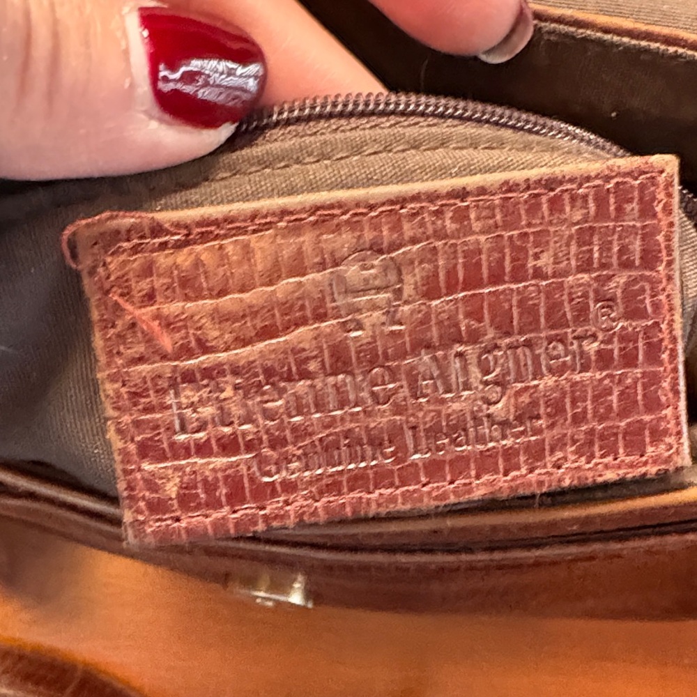 Vintage Etienne Aigner Brown Crossbody Bag - Picture 7 of 9